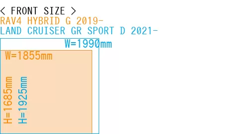 #RAV4 HYBRID G 2019- + LAND CRUISER GR SPORT D 2021-